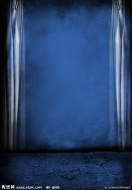 蓝色 影楼背景