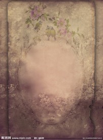 古典花纹 影楼背景