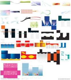 包装模版 背景 版面设计