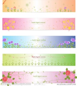 展板花纹 展板装饰