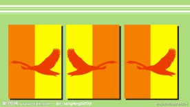 彩色 橘色 抽象 无框画