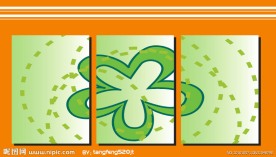 花纹 树子 抽象 无框画