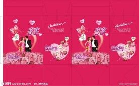 喜糖包装设计素材 模版