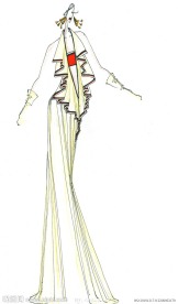 服装设计手绘效果图