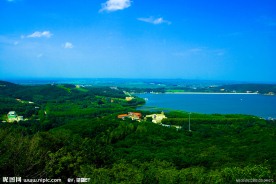 二龙山水库鸟瞰