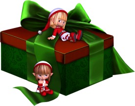 丝带玫瑰花礼物盒