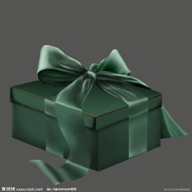 丝带玫瑰花礼物盒