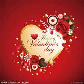 情人节爱心糖果背景