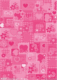 紫色时尚情人节爱心背景