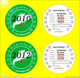 汽车环保分类标志