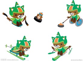 温哥华冬季残奥会吉祥物运动图标