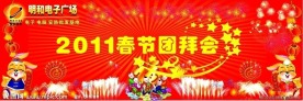 2011春节团拜会背景