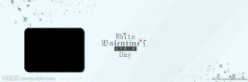 白色情人节写真模板