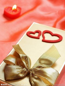 情人节爱心蜡烛蝴蝶结