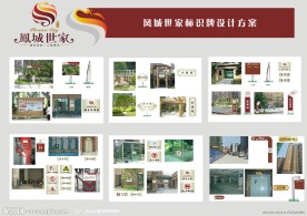 房地产小区标识牌