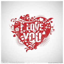 浪漫情人节元素矢量素材