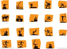 雅典残奥会体育图标