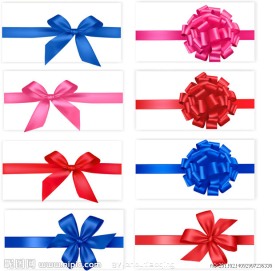 节日丝带矢量素材