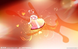 情人节爱心礼物盒背景