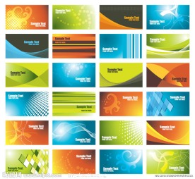 动感名片矢量素材