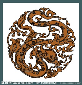 团龙纹样