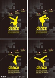 舞蹈海报背景