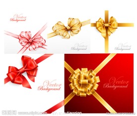 节日丝带矢量素材