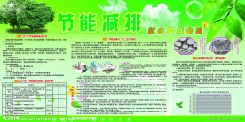 节能减排展板