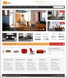 韩国精美家居网站模板