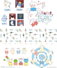 童装卡通印花图片