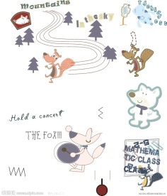 童装卡通印花图片