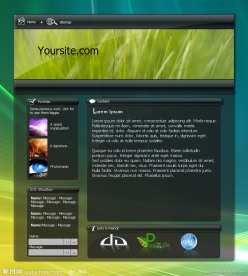 国外i科技企业网站模板PSD分层（无网页源码）