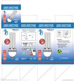 节能灯包装盒