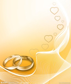 婚礼贺卡矢量素材