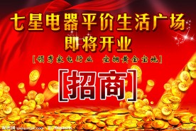 开业招商海报