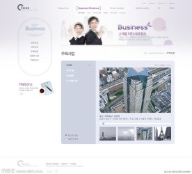 房地产网站模板PSD分层（无网页源码）