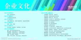 公司文化展板