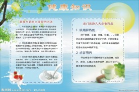 健康知识展板