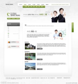 房地产网站模板PSD分层（无网页源码）