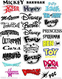 迪斯尼卡通标志logo