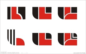 红黑色字母标志
