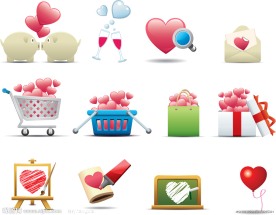 情人节主题图标