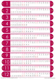 2012年台历日期 日历