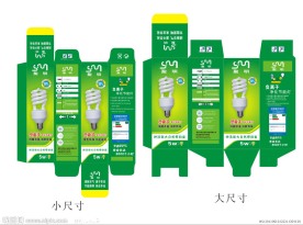 节能灯 包装盒 副离子节能灯