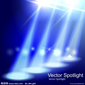 矢量舞台背景灯光