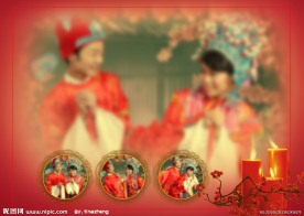 古装婚纱相册模版