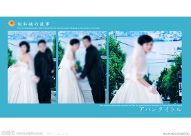 韩式婚纱相册模版