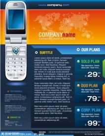 销售商业网站主页标签设计