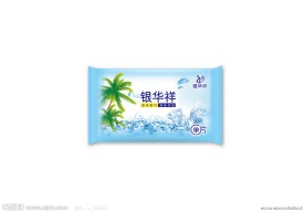 湿巾银花祥包装设计图片