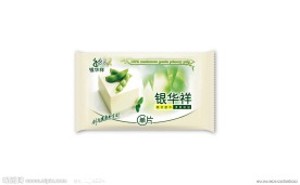 湿巾银花祥包装设计图片